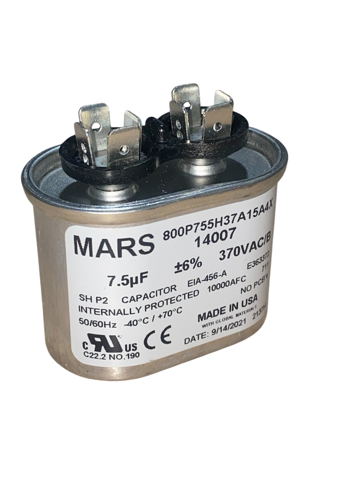 7.5 MFD Motor Rn Capacitor