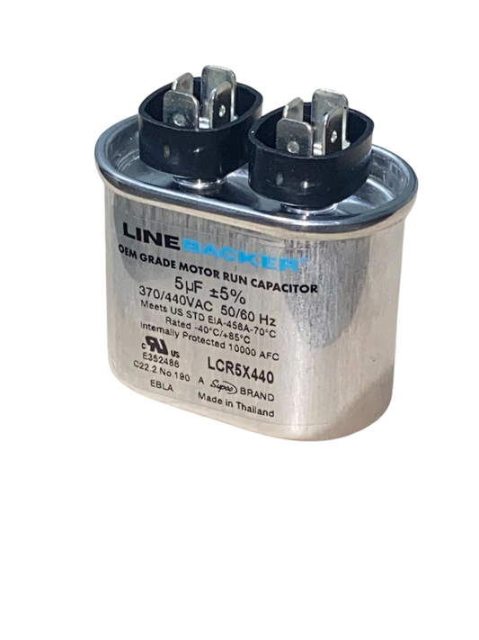 5 MFD Run Capacitor – 370VAC 50/60Hz