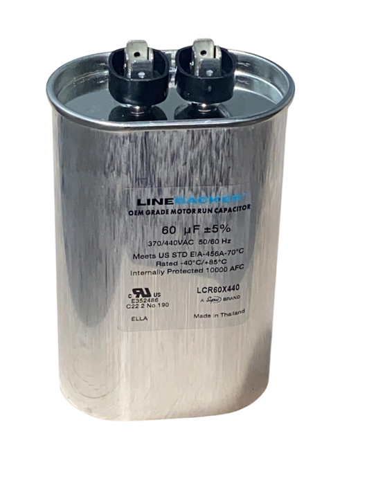 60 MFD Run Capacitor – 370/440VAC 50/60Hz