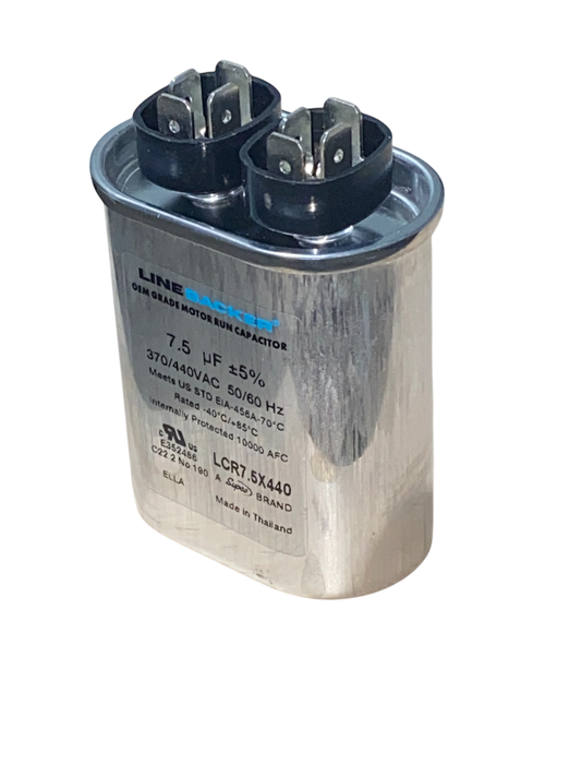 7.5 MFD Run Capacitor – 370VAC 50/60Hz