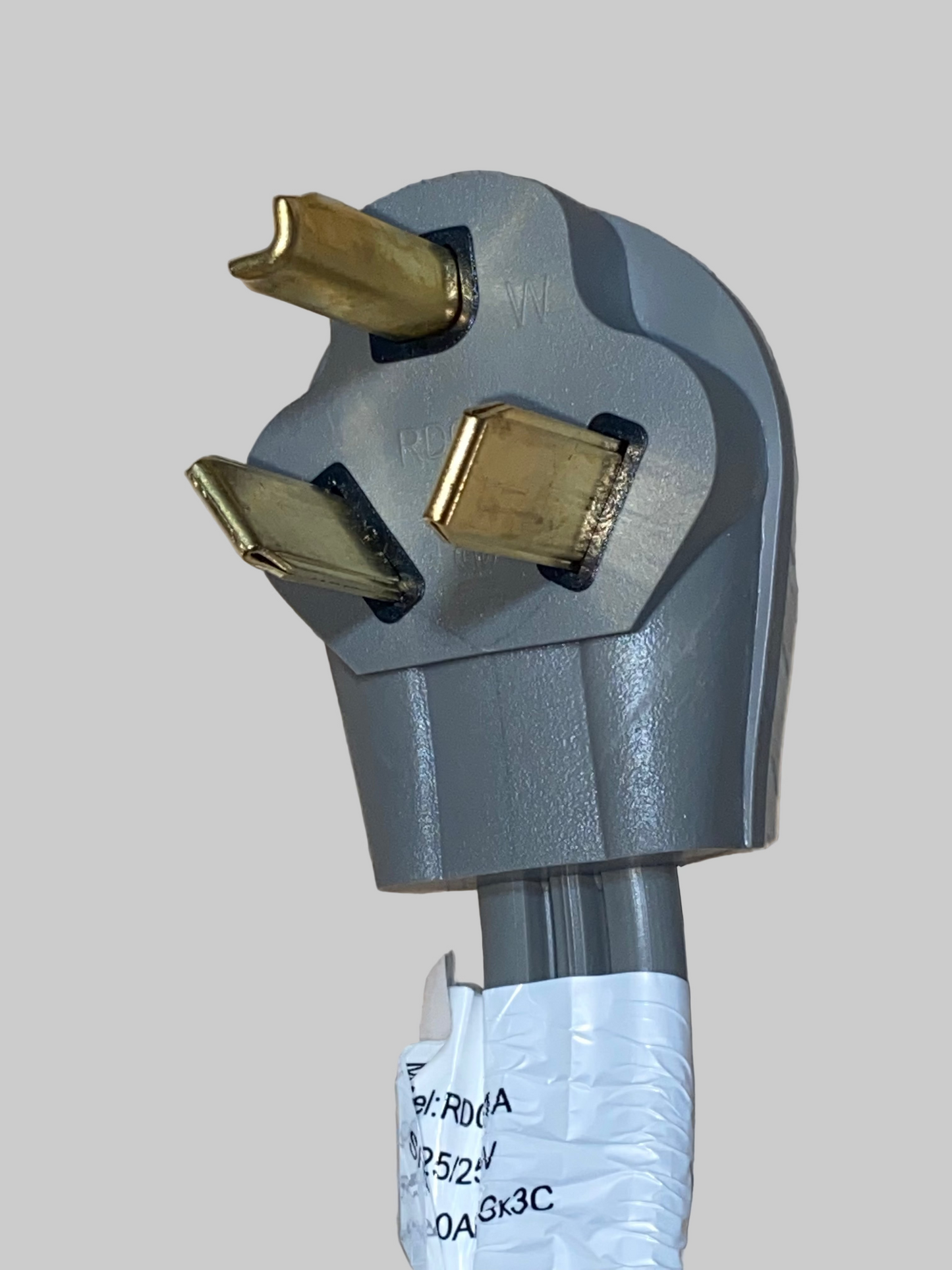 Supco 6' Electrical Dryer Power Cord – 30 Amp, 3-Prong, 10 AWG, SDC3-30-6