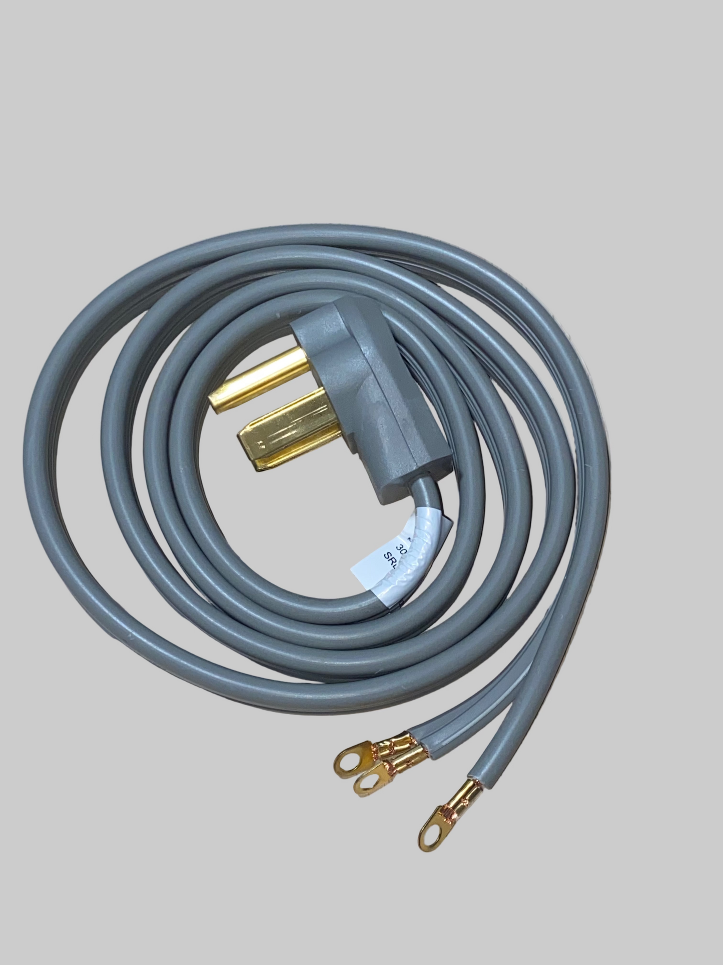 Supco 6' Electrical Dryer Power Cord – 30 Amp, 3-Prong, 10 AWG, SDC3-30-6