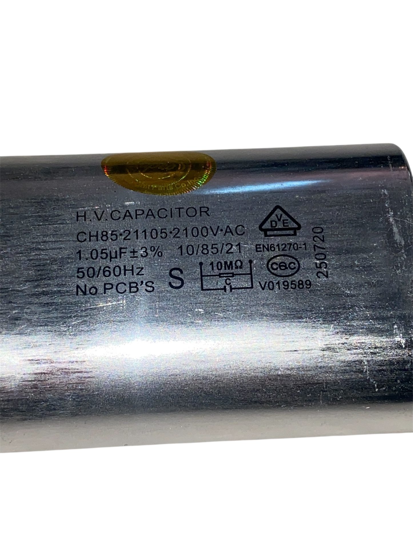Microwave HV Capacitor – Part #MW2100105