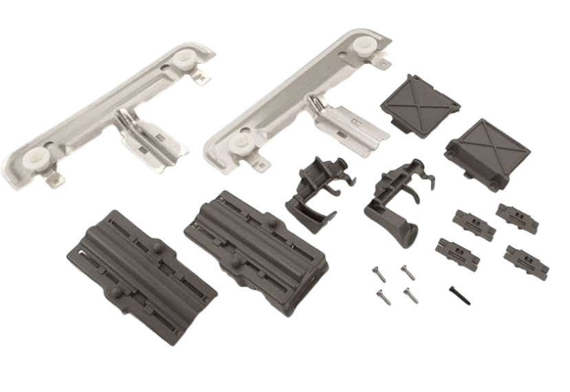 W10712395 Dishwasher Upper Rack Adjuster Kit for Whirlpool, KitchenAid, Maytag & Kenmore Dishwashers