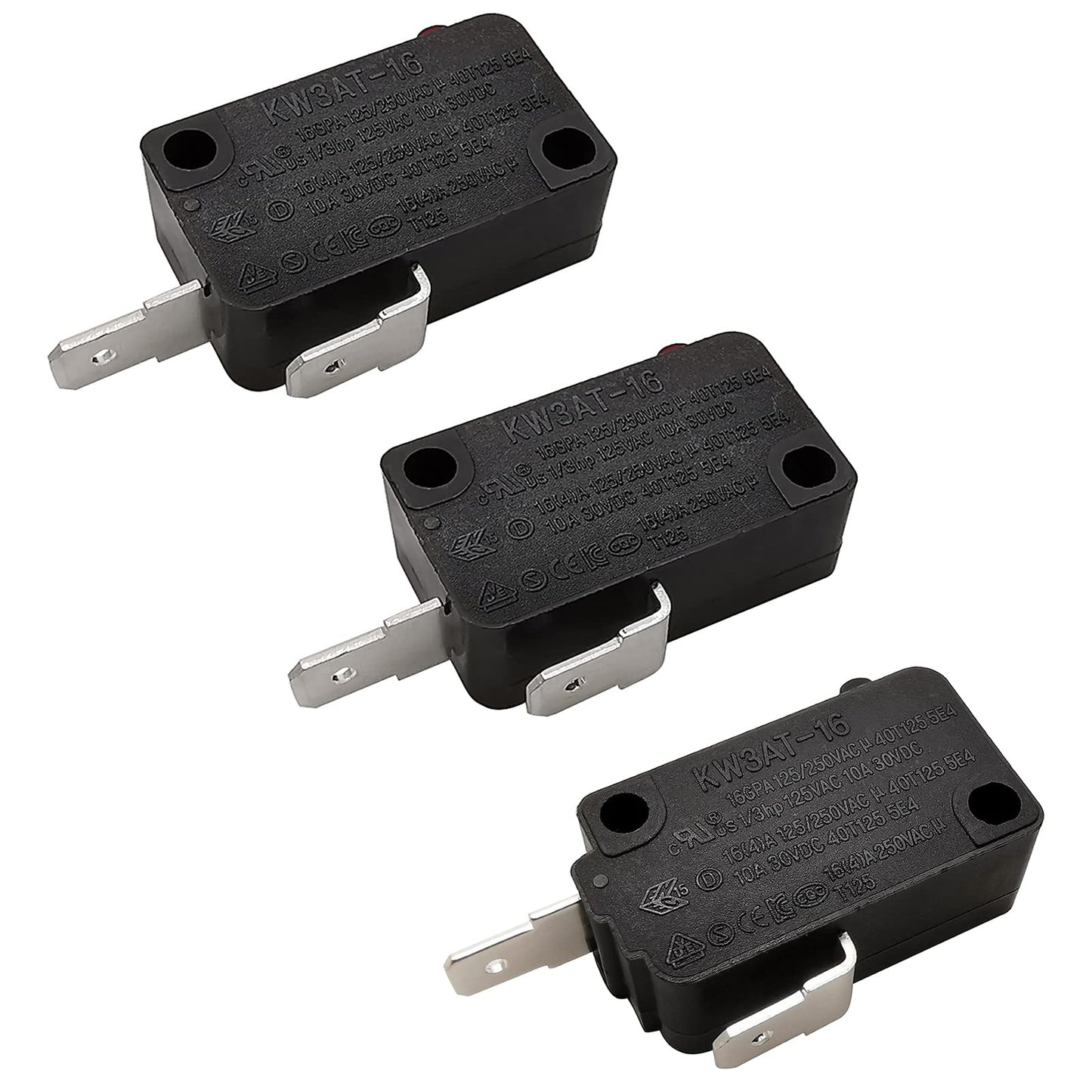 KW3AT-16 Microwave Oven Door Switch – 16A 125VAC Universal Replacement
