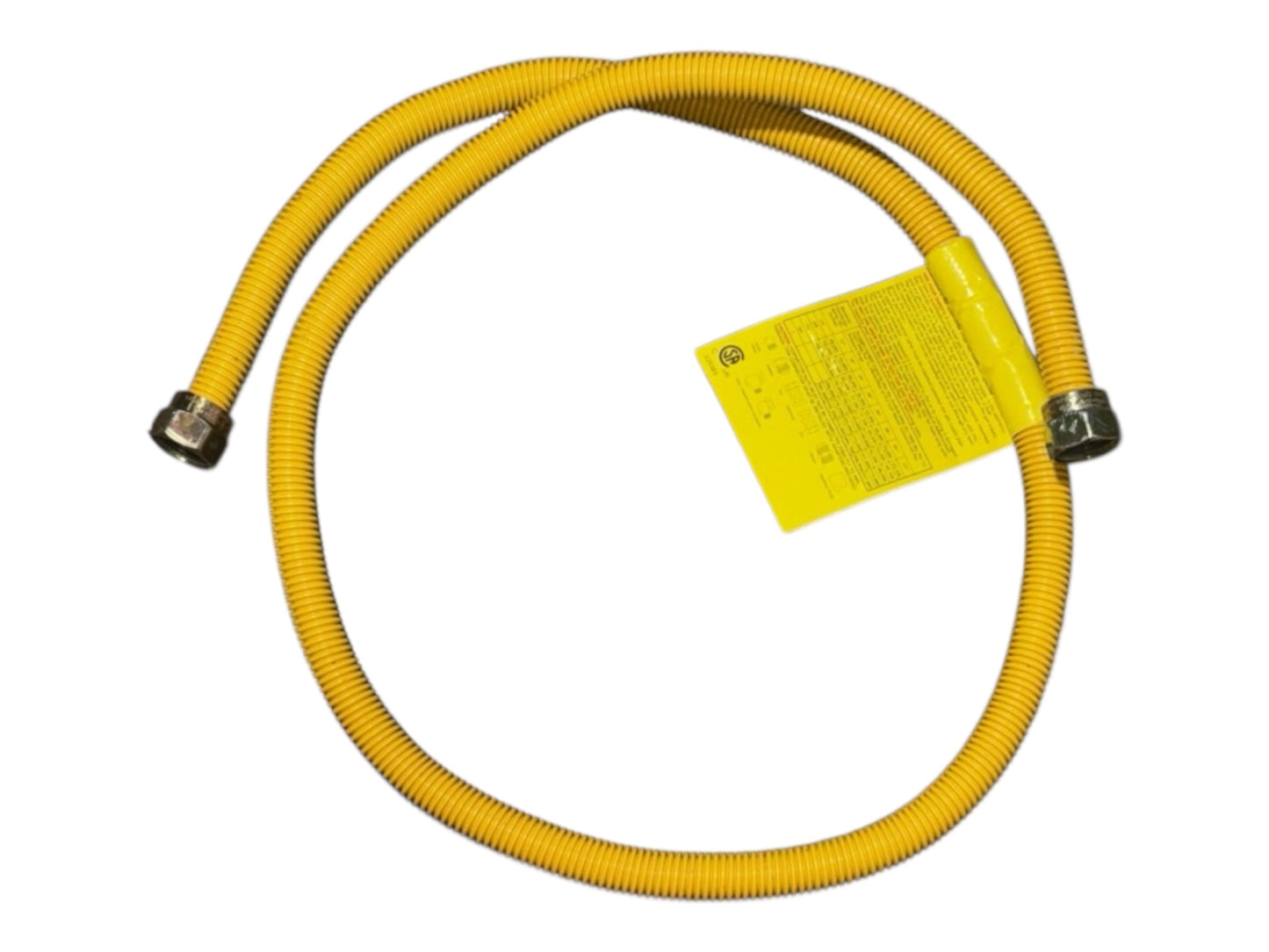 60” Flexible Gas Line – Corrugated Stainless Steel Tubing – 15/16”-16 UN Nut – Pre-Owned