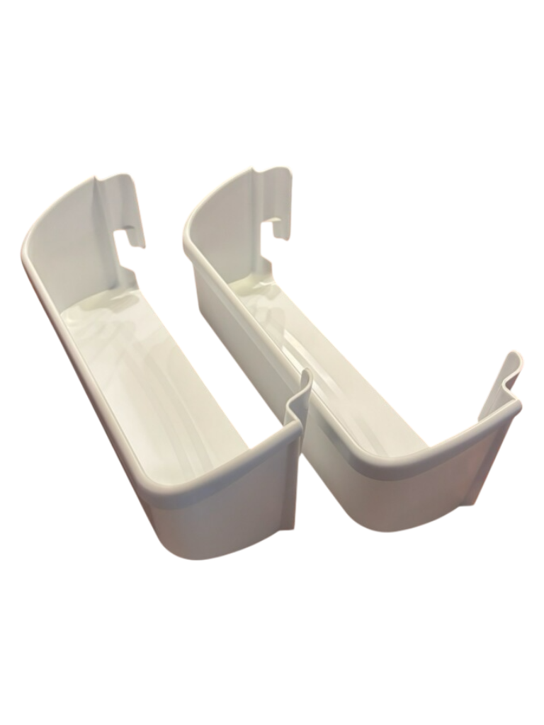 2-Pack 240323001 Frigidaire Refrigerator Bottom Door Bin (Pseudo Door Bin) OEM Replacement