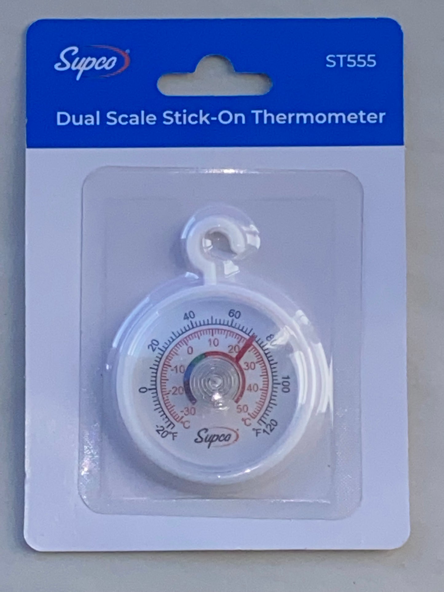 Supco ST555 Dual °F & °C Stick-On Thermometer