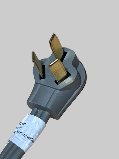 Supco SDC3-40-4 4' Electrical Range Power Cord – 40 Amp, 3-Prong, 125/250V